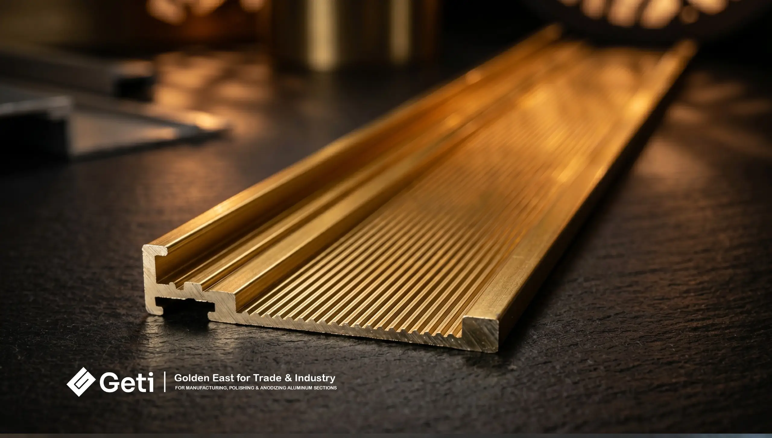 Premium Gold Anodized Finish